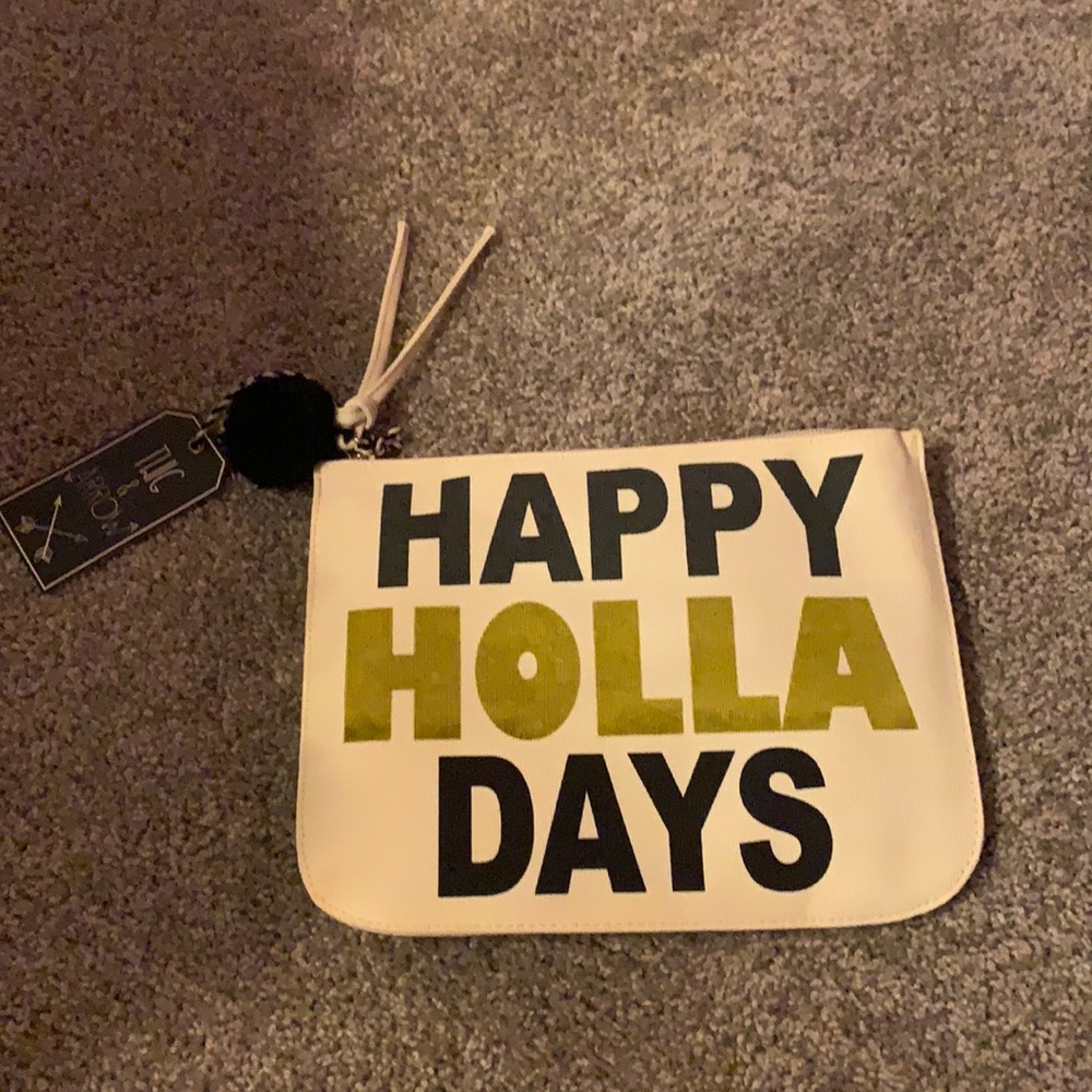 Happy Holla Days Clutch NWT